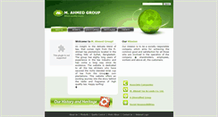 Desktop Screenshot of m-ahmedgroup.com
